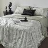 Estilo Pastoral Francés Orquídea Lyocell Tencel Colcha de Verano Lavable a Máquina Iones de Zinc Colcha con Aire Acondicionado Colcha Fresca de Verano Juego de Cuatro Piezas