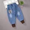 Calças de Menino Primavera, Outono e Inverno Jeans Novas Roupas de Outono para Crianças Calças de Veludo para Meninos Outono e Inverno Bonito