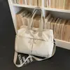 Bolsa de Lona Artística Casual para Mulheres 2026 Novo Estilo Japonês Bolsa Tote de Grande Capacidade para Estudantes Indo para a Aula e no Trabalho Bolsa de Ombro