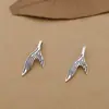 Prata Esterlina 925 Acessórios Populares Japoneses Coreanos Pingente Pequeno de Cauda de Peixe Pingente Feito à Mão diy Pulseira Pingente de Corrente na Clavícula