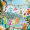 Decoración de Fiesta Festival de Surf de Verano de Amazon Colgante Pequeño de Chancla Adorno Colgante Pequeño Colgante de Etiqueta Hawaiana
