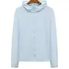 Roupa de Proteção Solar Ice Silk UPF50+ para Homens e Mulheres, Roupa Fina de Proteção Solar para Exterior, Roupa de Pesca Nova com Proteção UV Ice Silk de Manga Longa