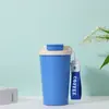 Taza de lirio del valle de alto valor, taza aislada de acero inoxidable 316, adecuada para uso en el hogar y la oficina, con correa para llevar, taza de café, taza de agua personalizable para regalo.