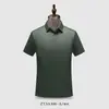 Camisa Polo Antibacteriana de Seda Helada de Alta Elasticidad Sin Costuras Casual con Cuello Solapa Ropa de Trabajo Manga Corta Estampado de Logo Nylon Ropa de Trabajo Corporativa