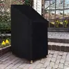 Funda de silla apilable para exteriores transfronteriza, a prueba de lluvia, a prueba de polvo, protector solar para silla, funda protectora para mesa y silla de interior y exterior