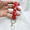 Pingente de Natal Corda de Couro Acessórios Borracha Macia de PVC Ornamento do Papai Noel Fecho Lagosta Chaveiro de Carro Pingente DIY