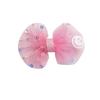 Malla de lentejuelas cara sonriente lazo semiacabado hecho a mano DIY accesorios para el cabello de niños accesorios para ropa zapatos y calcetines accesorios para bolsos
