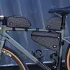 Bolsa de bicicleta directa de fábrica, bolsa de almacenamiento de bicicleta de gran capacidad, bolsa para manillar, bolsa de almacenamiento para bicicleta de montaña, bolsa de ciclismo
