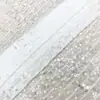 Tela de lentejuelas y perlas vestido de novia ropa de escenario tela de malla bordada con lentejuelas punto cabello liso