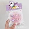 Adesivos de Unha de Desenho Animado para Crianças Usarem em Meninas Gel Jelly Removível Adesivos de Unha para Meninas Brinquedos de Presente Adesivos de Unha