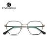 STUDIOMUKU gafas para miopía frías de madera gafas ópticas retro para hombres y mujeres gafas para miopía gafas de moda MUKU13040