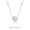Colar lua dos sonhos em Prata de Lei S925 feminino versátil atacado pingente de alta qualidade corrente de clavícula da moda presente para namorada
