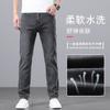Jeans Masculino Reto Solto Stretch de Luxo Leve 2026 Primavera e Outono Calças Casuais de Negócios com Forro de Lã