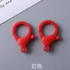 Cor 308 fecho lagosta criativo feito à mão DIY acessórios de joia plástico pintado cor de doce fecho lagosta chaveiro