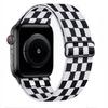 Adecuado para Correa de Apple Watch iwatch10 Correa Trenzada de Nailon Elástico Ajustable de Anillo Único Adecuado para Apple Watch