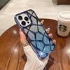 Patrón de Diamante Tridimensional Adecuado para iPhone 16 Funda para Teléfono con Brillo Degradado Apple 15 Galvanizado 14 Cubierta Protectora Celebridad de Internet