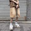 Shorts de Mezclilla Finos de Verano de Cinco Puntos para Hombre Moda de Estilo Coreano Casual Moderno Pantalones de Marca para Hombre Pantalones Capri de Cinco Puntos para Hombre