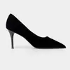 Fábrica de Origem Personalizadas Transfronteiriças Sapatos de Salto Alto Bico Fino para Mulheres com Salto Fino, Adequados para Cheongsam, Sapatos de Casamento de Tira Única