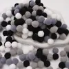 Poliéster Color Alta Elasticidad Pompon Bola de Felpa Pequeña Niños de Jardín de Infancia DIY Decoración Hecha a Mano Material Accesorios Pompon Pequeño