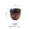 Tazas de Té Estilo Japonés Transfronterizas, Vasos de Agua, Cerámica Rústica Vajilla Japonesa, Tazas Pintadas a Mano, Tazas de Café Transfronterizas, Tazas de Té Pequeñas de Arcilla Comercial