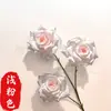 Flores de Rosa Artificiais (Rosas de Diamante com 3 Cabeças) Direto do Fabricante para Arranjos de Casamento, Decoração de Hotel e Decoração de Casa