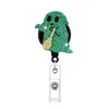 Murciélago de Fieltro Calabaza Calavera Fantasma Gato Negro Retráctil Fácil de Subir Hebilla Giratoria para Identificación de Halloween