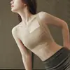 Roupa Íntima Esportiva Sem Costura, Fina, Tamanho Grande, Seios Grandes, Sem Aro, Respirável, Sustentação, Anti-Queda, Sutiã Retrator