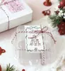 Caja de Empaque para Horneado Navideño Caja de Empaque para Pastel Caja de Empaque para Tiramisú Caja para Pasteles Pequeños Navideños a Temperatura Ambiente