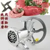 Moedor de Carne Manual Doméstico Tipo 12 com Volante e Manivela Multifuncional Moedor de Carne Moagem de Farinha Picador de Legumes Recheio para Carne Enchimento de Linguiça