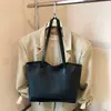 Bolso Tote para el Trayecto Diario de Estudiante 2026 Nuevo de Gran Capacidad con Correa al Hombro Bolso Cubo Versátil Retro