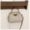Bolsa Transversal de Lona de Nylon para Mulheres 2025 Nova Moda Bolsa de Mãe Casual Tecido Oxford Ombro Único Pequena Bolsa Concha