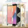 Adequado para Apple ipad 10.2 cor anti-queda das crianças caso protetor de silicone de quatro cantos anti-queda
