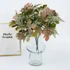 Plantas pequeñas artificiales de hoja de tortuga de plástico, plantas acuáticas artificiales, plantas verdes, eucalipto, helechos, pasto persa, plantas artificiales, flores de plástico, transfronterizo