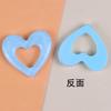 Librito Rojo mismo estilo brillo parche corazón hueco diy hecho a mano aretes accesorios para el cabello funda para teléfono móvil accesorios flor para zapatos material