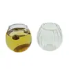 Taza Redonda Creativa para Cóctel, Vidrio de Borosilicato Alto Resistente al Calor, Taza para Café Latte Americano, Taza para Bebidas de Jugo, Taza para Postre