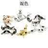Accesorios DIY hebilla de doble celda hebilla de doble bolsa clip hebilla de hilo para bolsa hebilla de doble orificio hebilla de hilo para bolsa de frijol pequeña