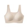 Base de Suporte Macio Base Líquida Roupa Íntima Sem Costura para Mulheres, Alças Finas Invisíveis, Estilo Fino de Verão, Sutiã com Colchete, Roupa Íntima Feminina