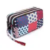 Venta al por mayor de fábrica nueva cartera monedero bolso femenino coreano estampado cartera bolso para teléfono móvil cartera de dama bolso de tela para correr