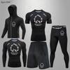 Roupa Esportiva Transfronteiriça Roupa de Treino Roupa de Secagem Rápida Outono e Inverno Ao Ar Livre Corrida Matinal Atletismo Ciclismo Corrida Roupa de Fitness