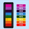 Tinta para Huellas Infantiles de Ocho Colores Almohadilla Larga para Pintar con los Dedos Almohadilla de Tinta para Diario Personalizado Sello de Goma Almohadilla de Tinta de Colores