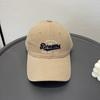 Gorras de Béisbol Bordadas de Alta Calidad con Letras para Hombre y Mujer, Gorras de Marca de Moda para las Cuatro Estaciones, Sombreros Americanos Retro de Copa Blanda para Hombre y Mujer