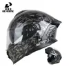 Atacado de Fabricante de Capacetes para Motocicleta para Homens e Mulheres, Capacetes Bluetooth Full-Face, Proteção Fresca Anti-Embaçante para Pilotagem de Veículos Elétricos