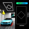 Lámpara Panal Led Transfronteriza Gimnasio Barbería Lámpara Estación de Trabajo Empalme Lámpara Hexagonal Impermeable Venta al Por Mayor Lámpara Tienda de Lavado de Autos