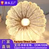 Lámpara de araña de restaurante estilo vintage, lámpara de mesita de noche color nogal, iluminación de barra de mostrador de restaurante de alta gama, accesorios de iluminación de Zhongshan, luces LED