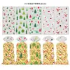 Bolsas de Doces de Natal em Estoque Sacos Planos Opp Celofane Grande Transparente Cesta de Flores para Presente Sacos de Embalagem para Festa de Frutas