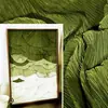 Tela plisada Miyake decoración de fondo de boda textura plisada hecha a mano pintura DIY tela de pared de plástico