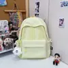 Mochila Artística de Cuadros Dulce Estilo Japonés, Versión Coreana para Estudiantes de Secundaria y Preparatoria, Mochila Ligera Versátil para Niñas
