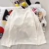 Dulce Conjunto de Algodón Nube Estilo Dibujos Animados para Verano, Manga Larga y Pantalón Largo con Almohadillas para Sujetador Integradas, Adecuado para Ropa de Dormir y Ropa de Casa, Se Puede Usar Afuera