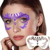 Estêncil de Pintura Facial Infantil Maquiagem de Palco Cosplay Pintura Facial Canto do Olho Estêncil DIY Feito à Mão