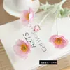 Ramo de flores artificiales de amapola flocado de 4 cabezas para decoración de escenas, flores de amapola de alta gama para uso en bodas, flores artificiales